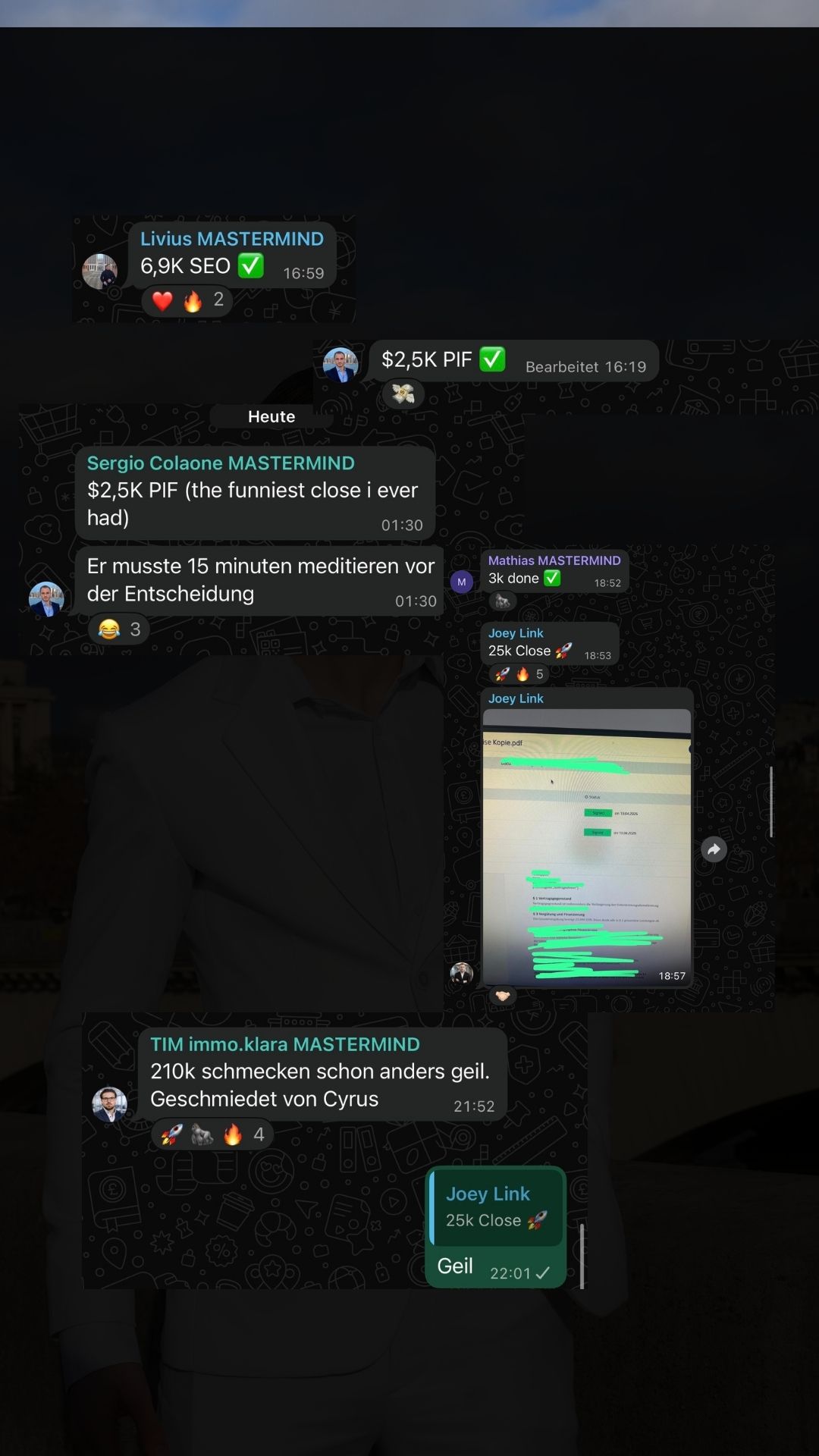 Mehrere Closes an einem Tag