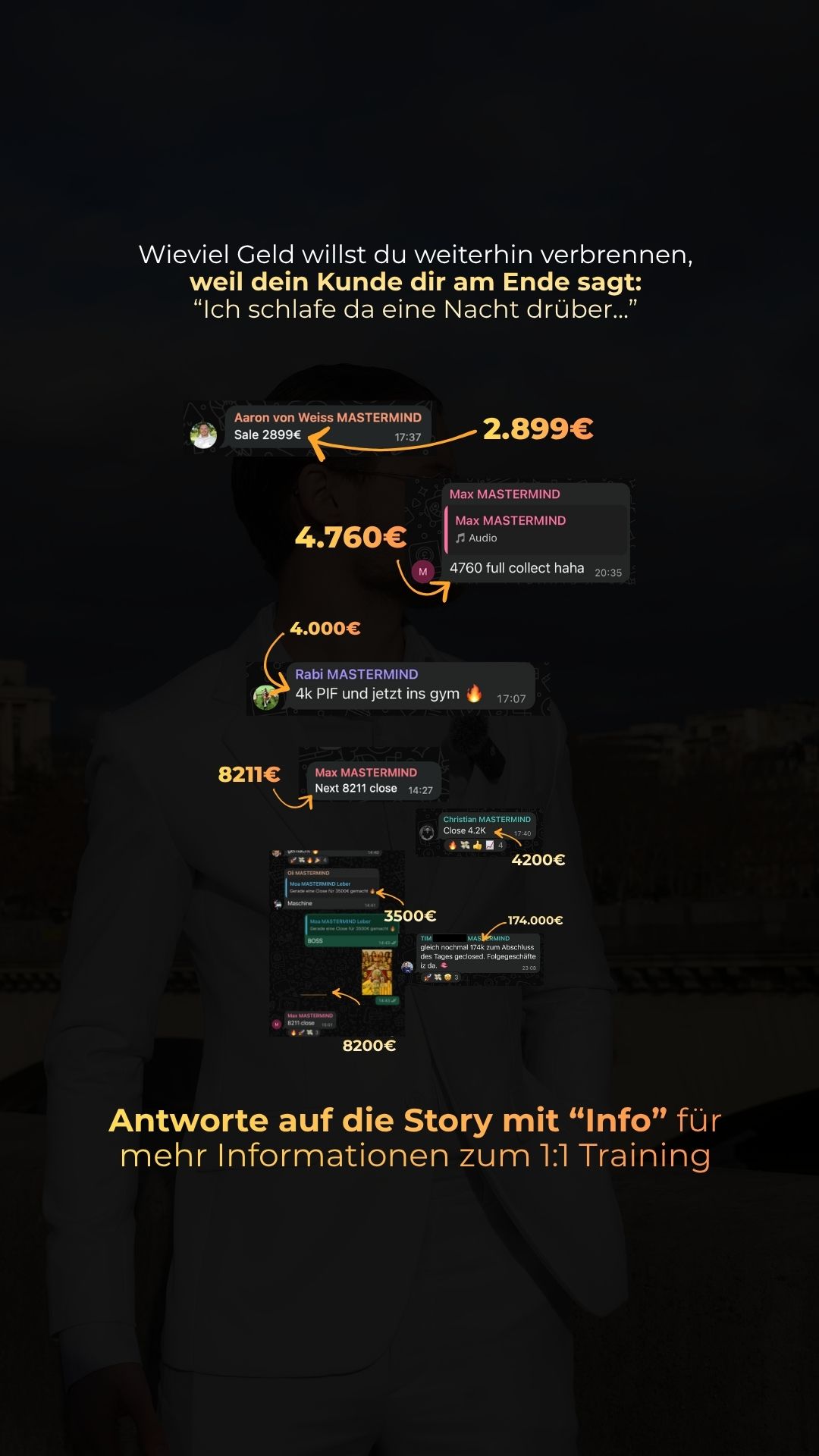 Mastermind Resultate bis 174k