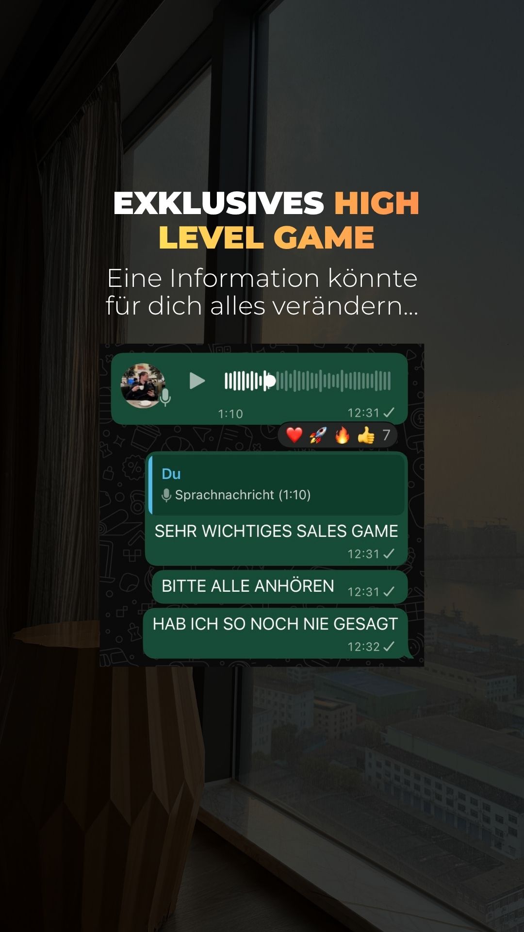 Exklusives High Level Sales Game