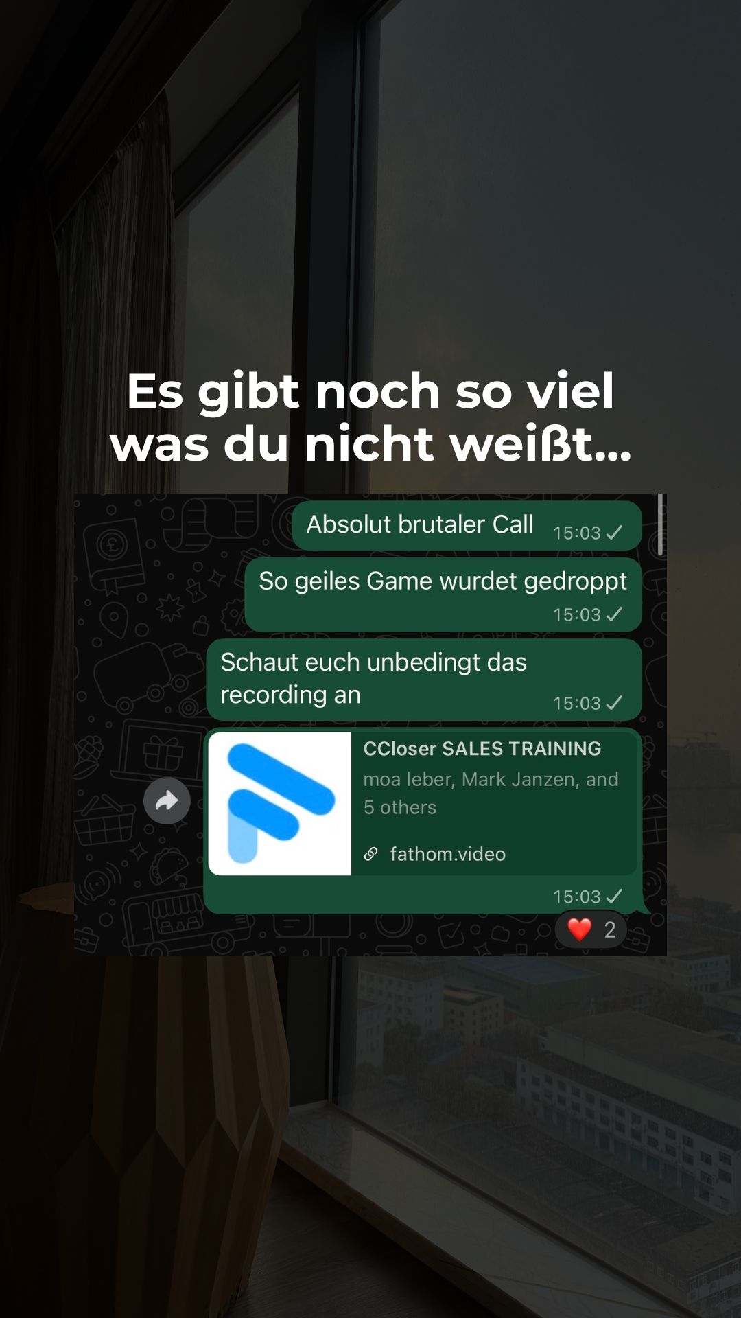 Brutaler Sales Call mit Top Game