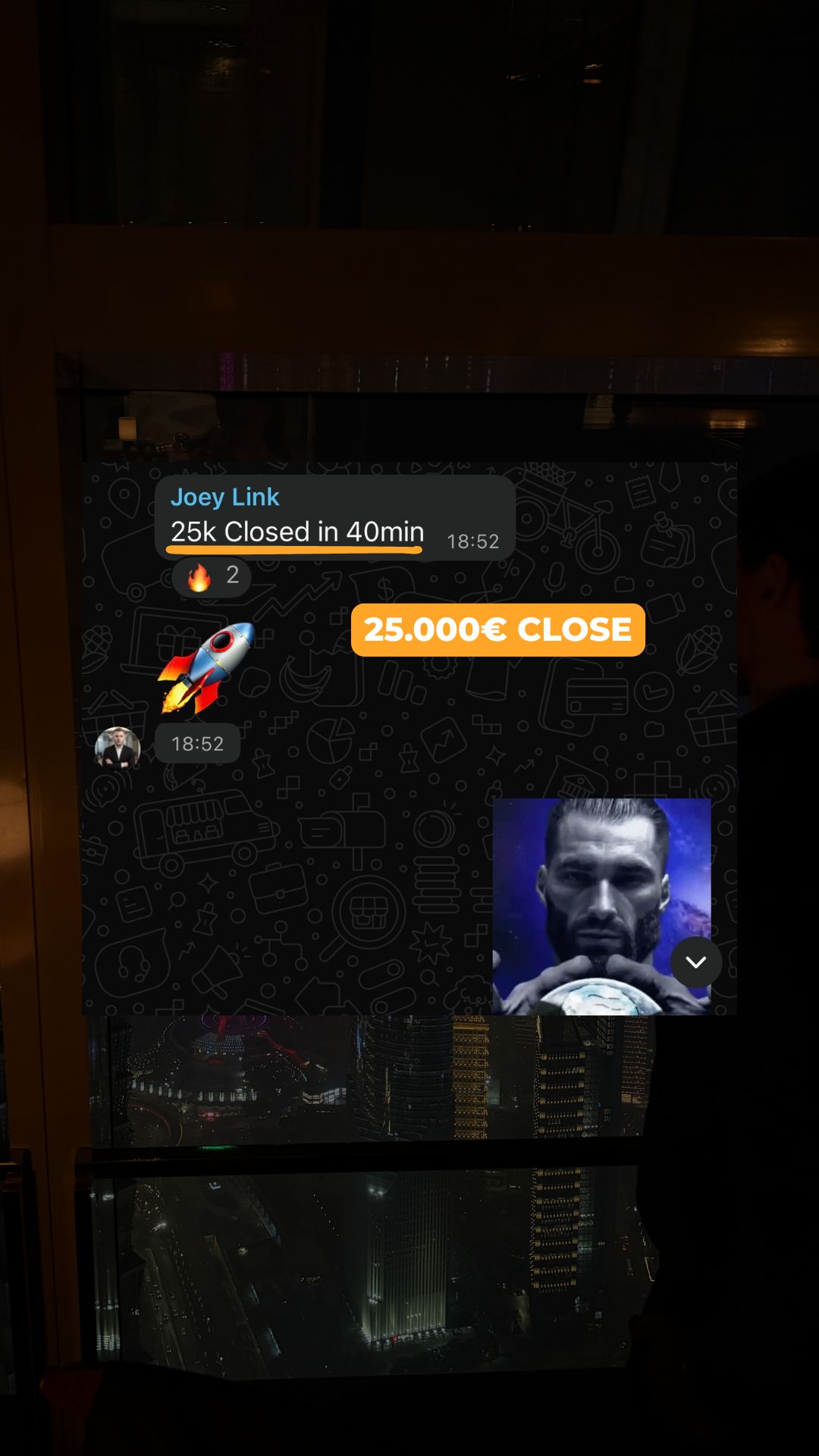 Joey Link 25K Close in 40 Minuten
