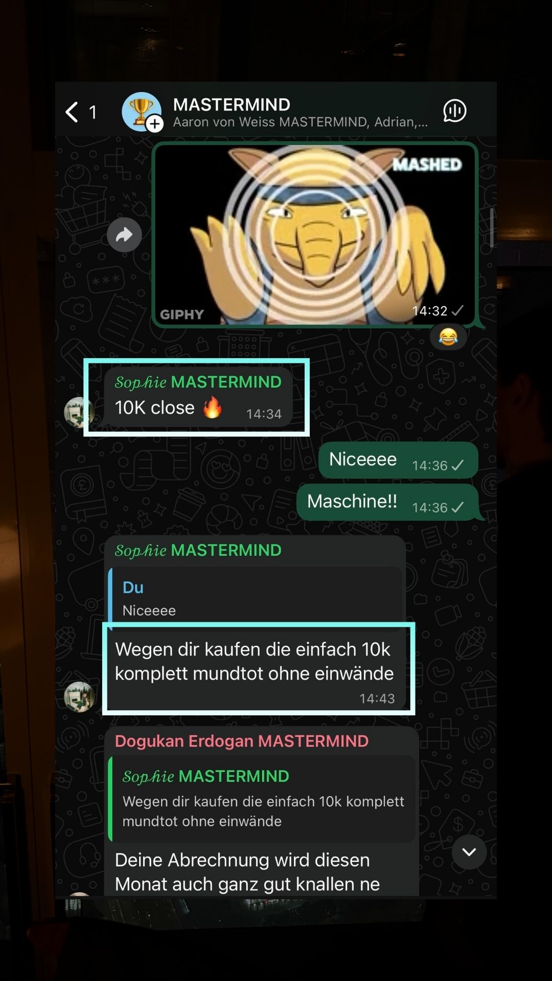 Sophie 10K Close ohne Einwände
