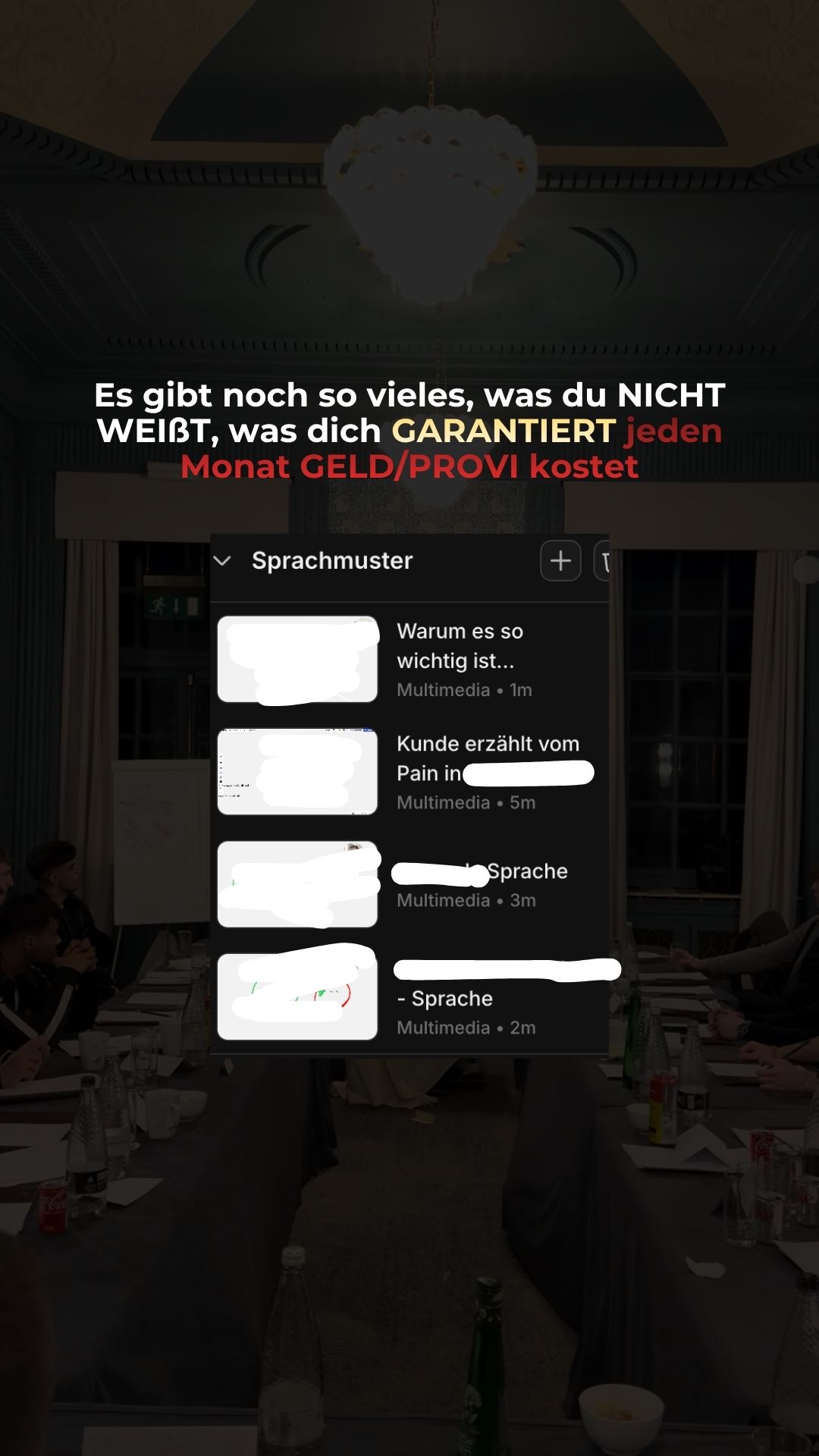 Sprachmuster Training in der Mastermind