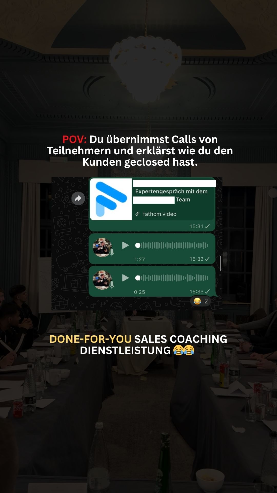 Done-For-You Sales Coaching Dienstleistung