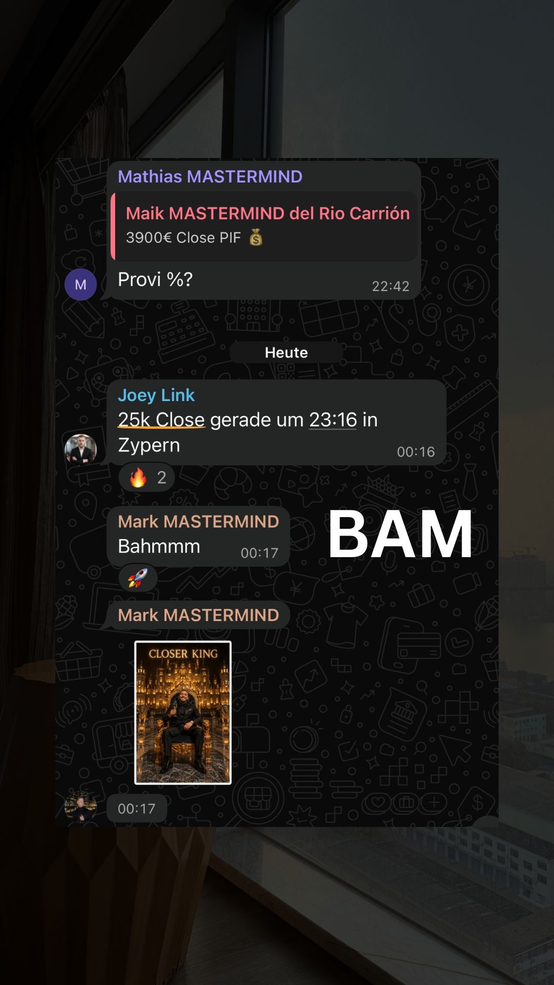 Joey Link 25K Close spätabends in Zypern