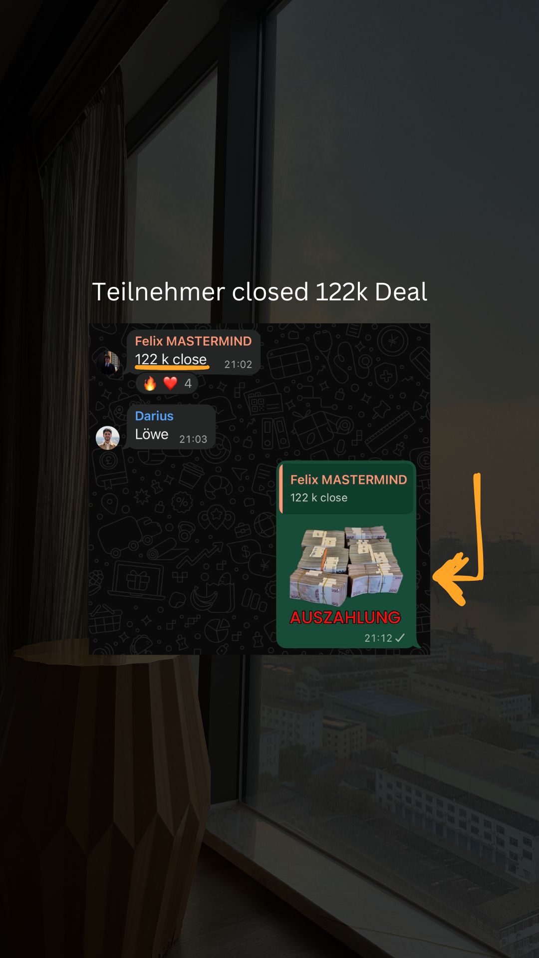 Felix 122K Close mit Auszahlung