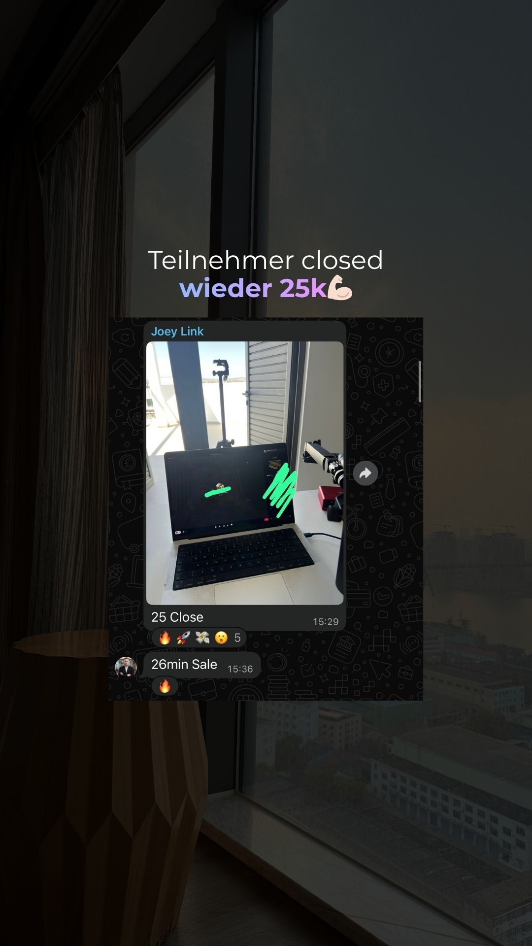 Joey Link wieder 25K Close in 26 Minuten