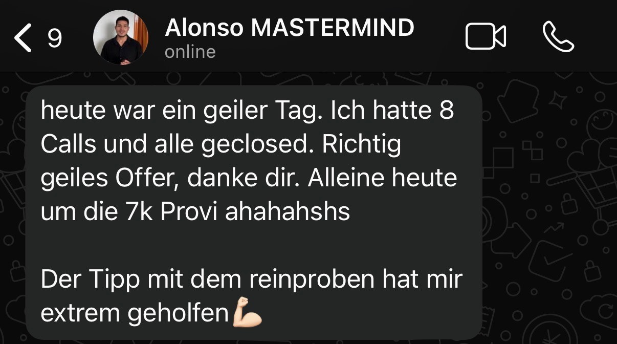 Alonso 7.000 EUR an einem Tag